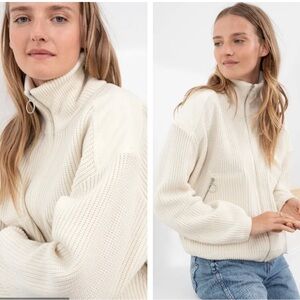 NWOT & Other Stories Wool Zip Cardigan